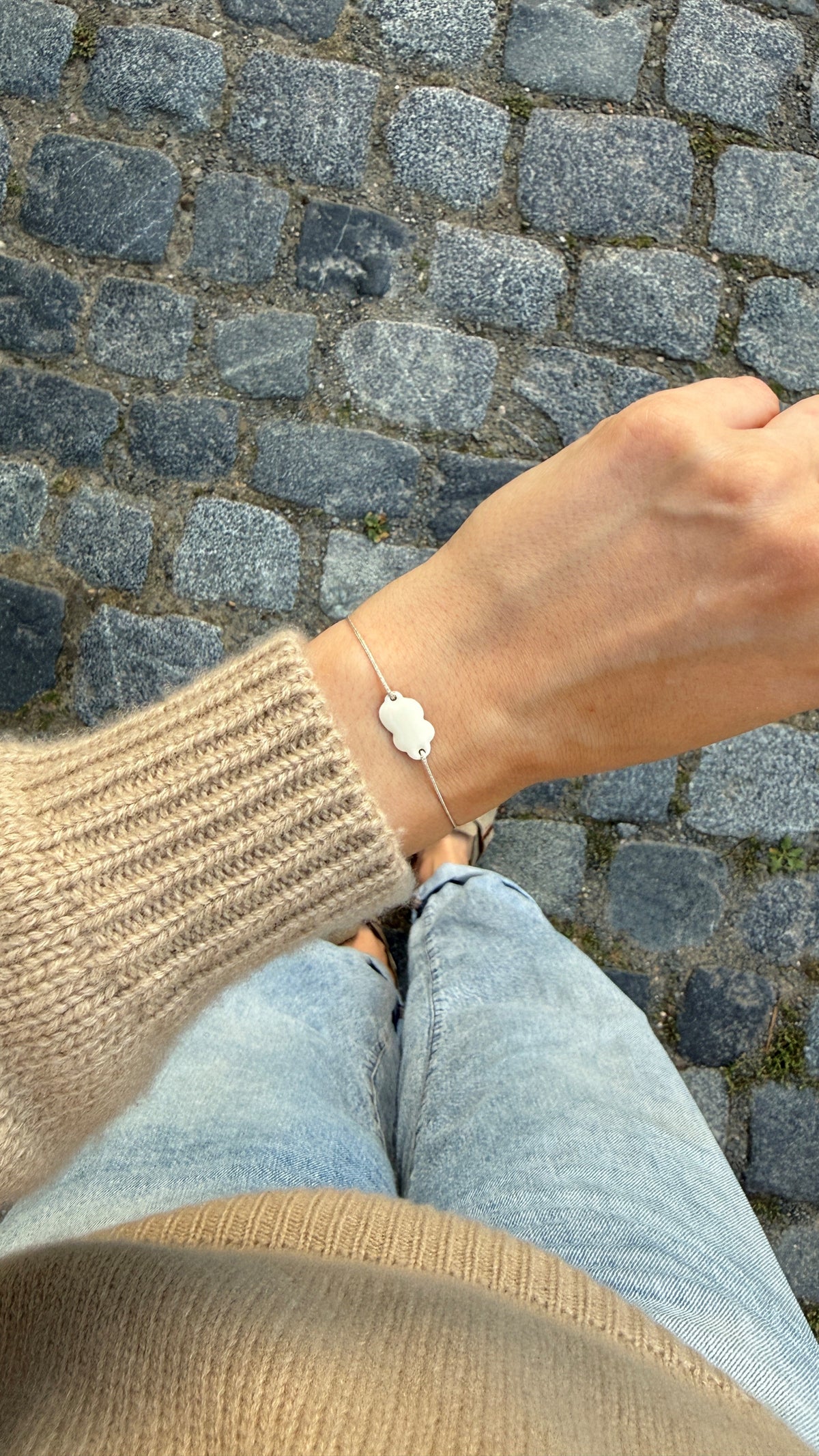Herz / Stern Armband | Sterling Silber / vergoldet