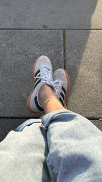 SMILEY Fussband | Sterling Silber / vergoldet