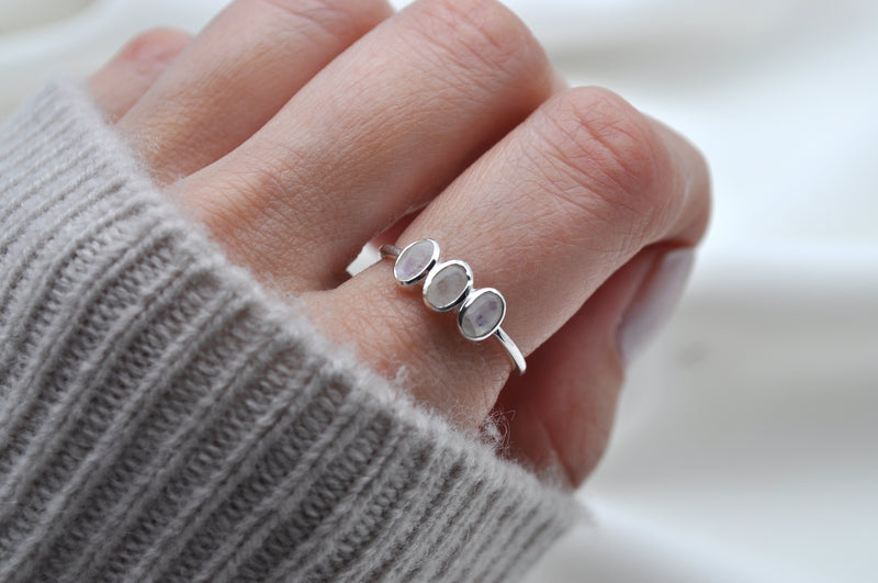 MONDSTEIN RING | Sterling Silber