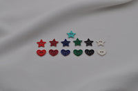 Herz / Stern Armband | Sterling Silber / vergoldet
