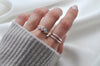 MONDSTEIN RING | Sterling Silber