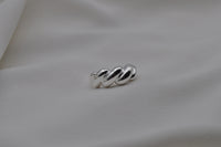 BUBBLE RING | Sterling Silber / vergoldet