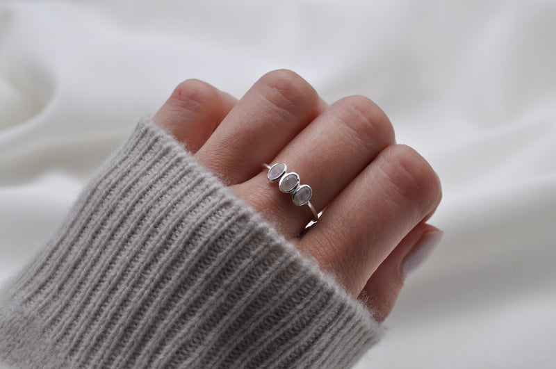 MONDSTEIN RING | Sterling Silber
