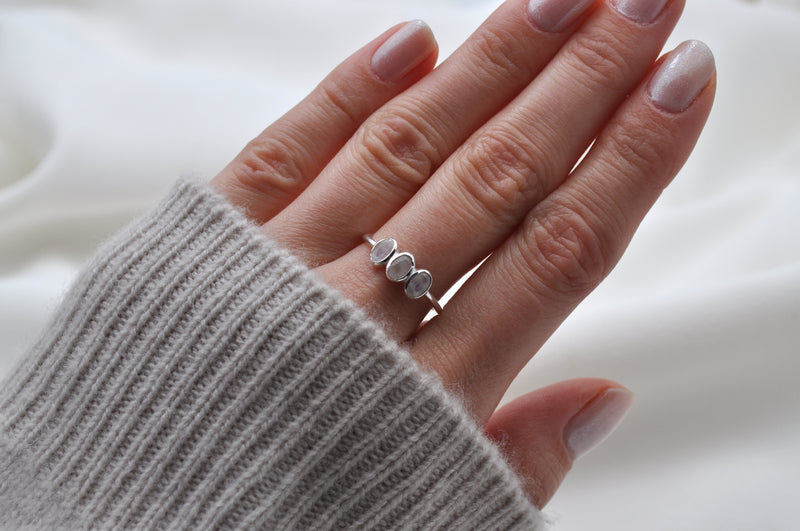 MONDSTEIN RING | Sterling Silber