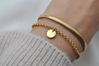 SNAKE BRACELET | Sterling Silber 18 Karat vergoldet