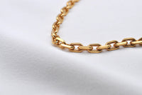 ANKER ARMBAND | Sterling Silber / gold plattiert