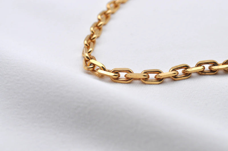 ANKER ARMBAND | Sterling Silber / gold plattiert