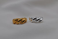 BUBBLE RING | Sterling Silber / vergoldet