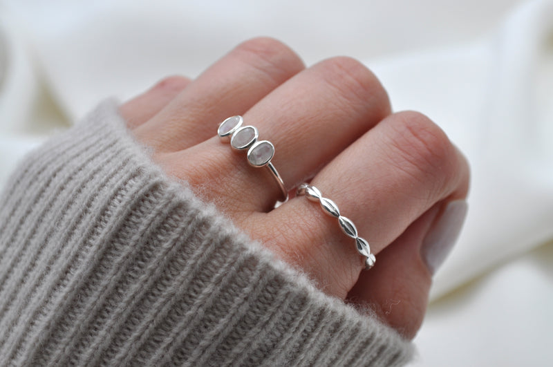 MONDSTEIN RING | Sterling Silber