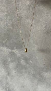 DROP KETTE | Sterling Silber / vergoldet