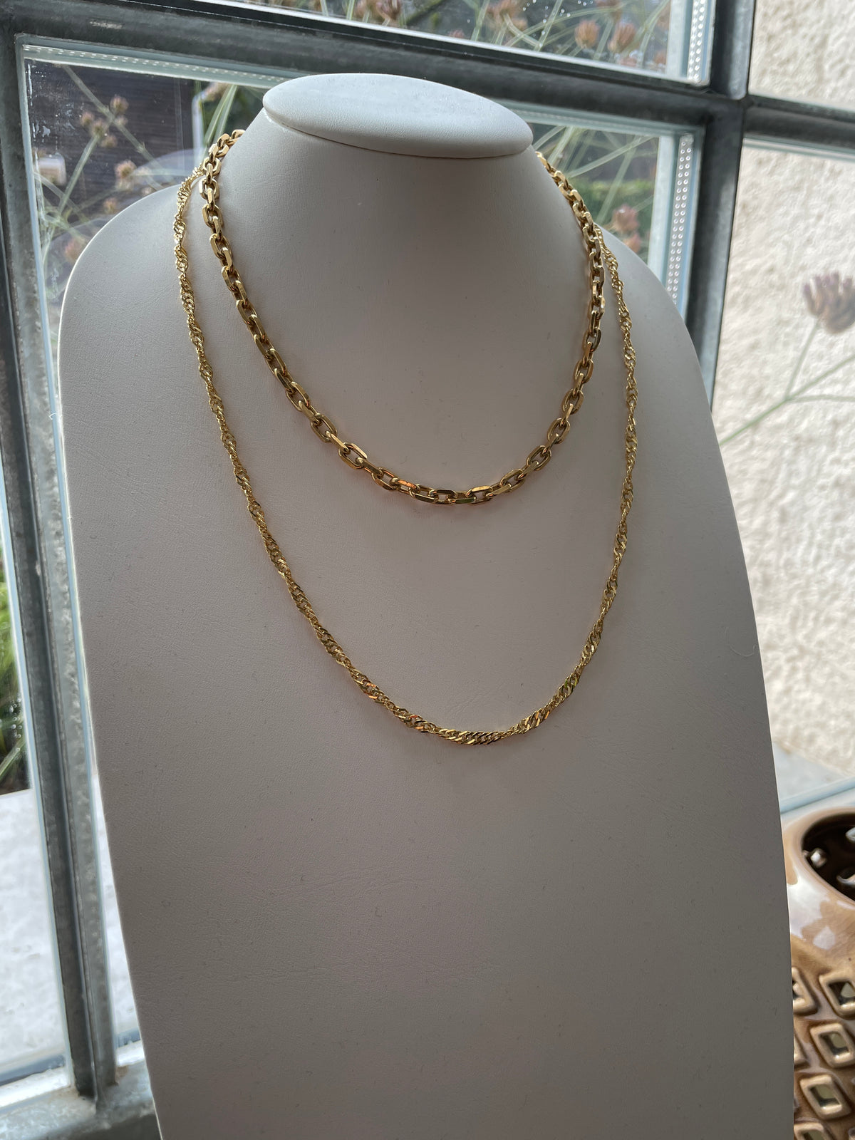 ANKER KETTE | 925 Sterling Silber / vergoldet