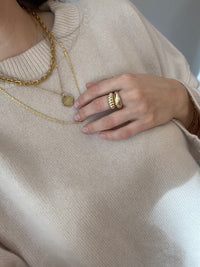 ANKER KETTE | 925 Sterling Silber / vergoldet