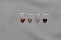 HERZ Anhänger | Sterling Silber / vergoldet