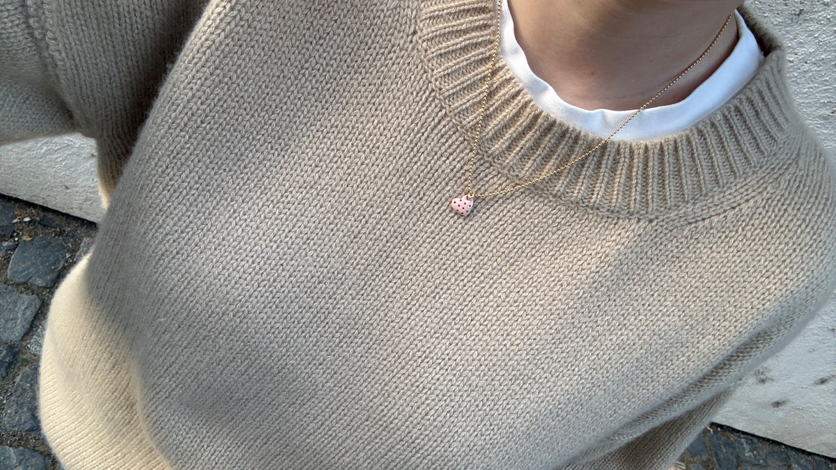 HERZ Anhänger Polka Dots / Stripes | Sterling Silber / vergoldet