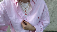HERZ Anhänger Large | Sterling Silber / vergoldet