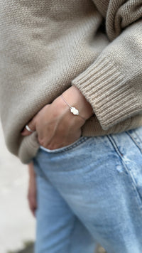 Herz / Stern Armband | Sterling Silber / vergoldet