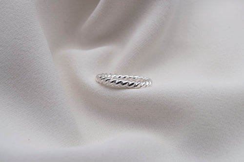 TWISTED RING BOLD | Sterling Silber / vergoldet