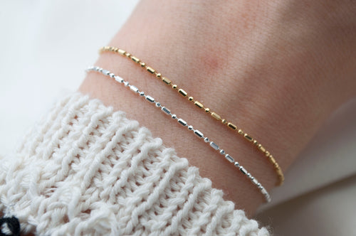 FAYE BRACELET | Sterling Silber / vergoldet