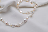 PEARL BRACELET BOLD | Sterling Silber / vergoldet