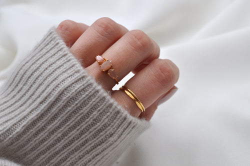 RING ZART No. II | 925 Sterling Silber vergoldet
