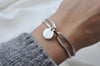 Gravurarmband Satin | 925 Silber / vergoldet
