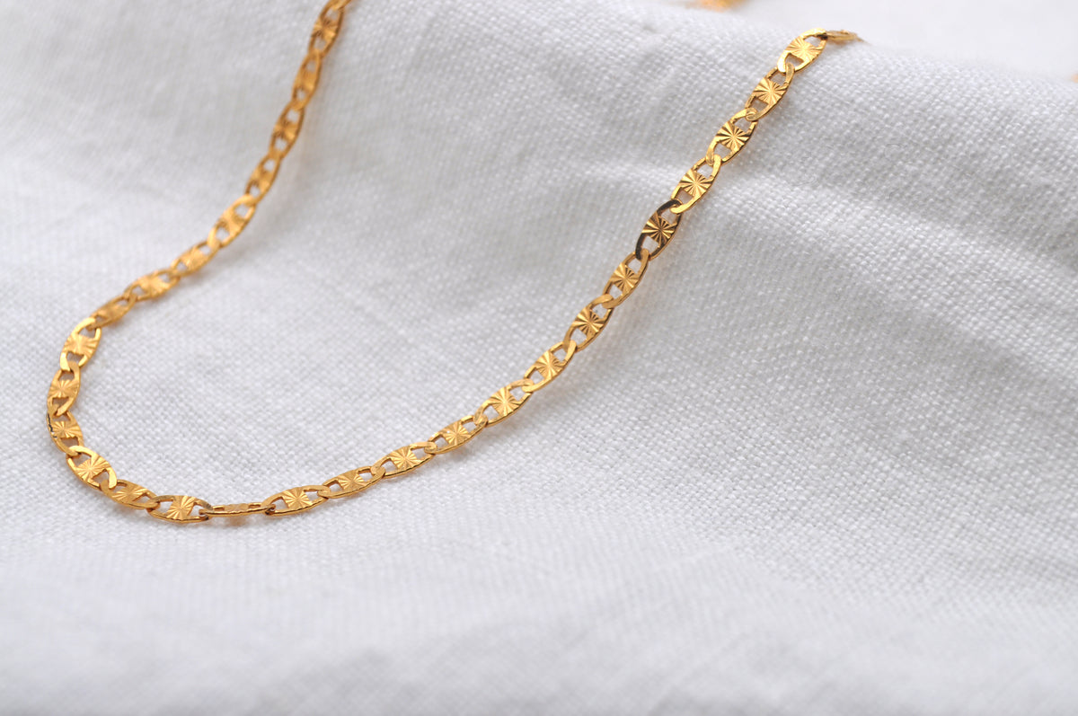 KARMA CHAIN | Sterling Silber vergoldet