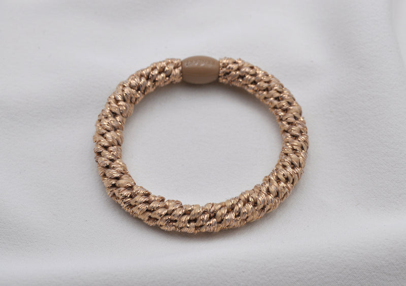 Kknekki Haargummi beige glitter