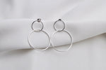 DOUBLE HOOPS | Sterling Silber