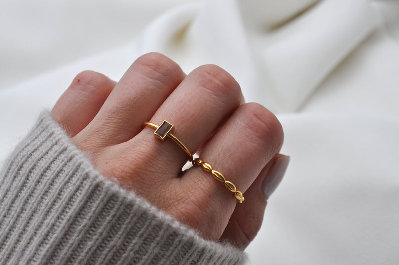 MAILA RING | Sterling Silber vergoldet