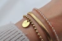 SNAKE BRACELET | Sterling Silber 18 Karat vergoldet