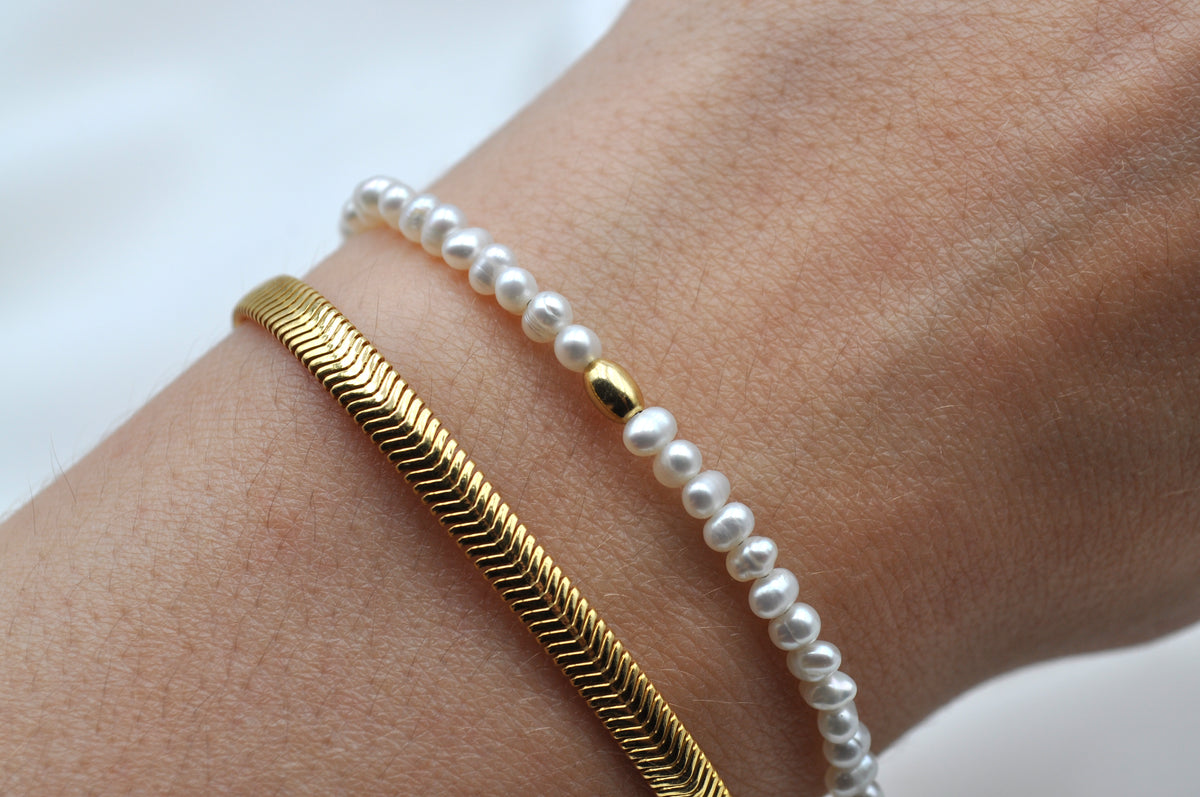 SNAKE BRACELET | Sterling Silber 18 Karat vergoldet