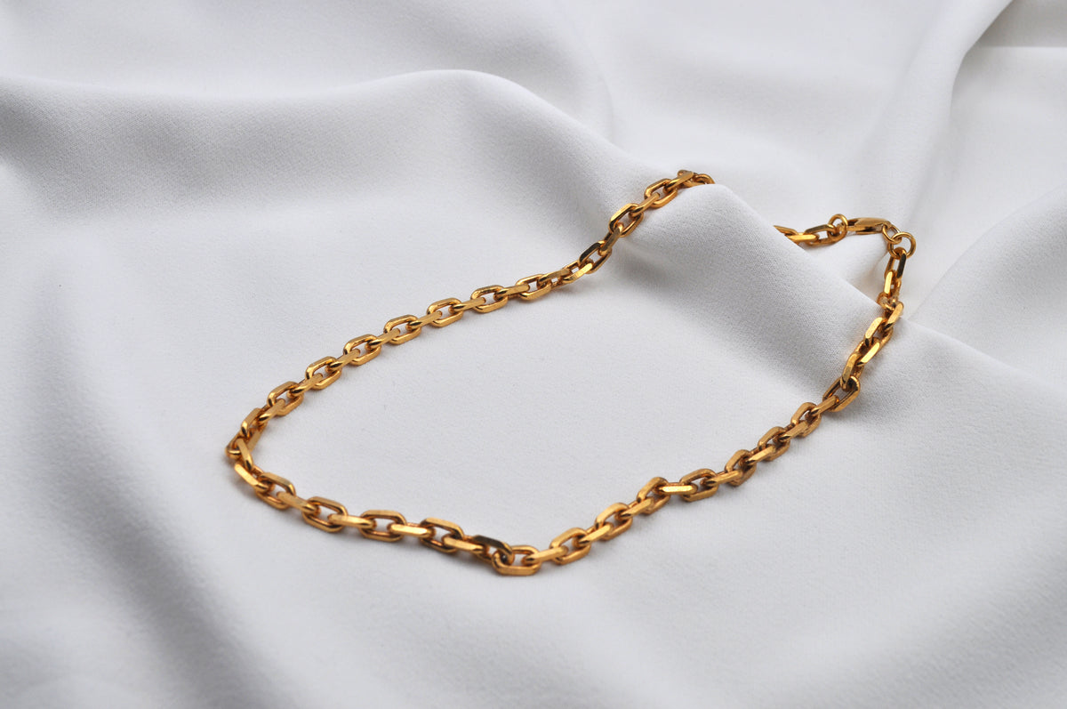 ANKER KETTE | 925 Sterling Silber / vergoldet