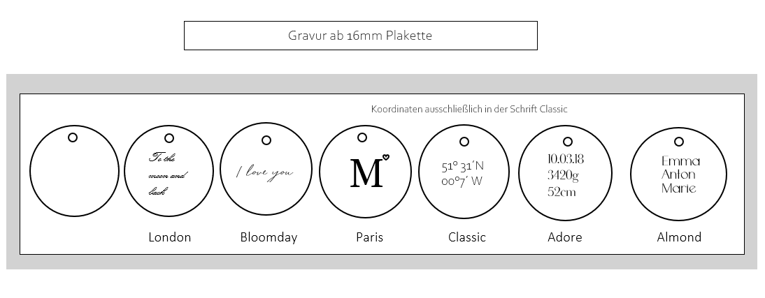 GLIEDERKETTE MIT GRAVURPLATTE | Sterling Silber / vergoldet