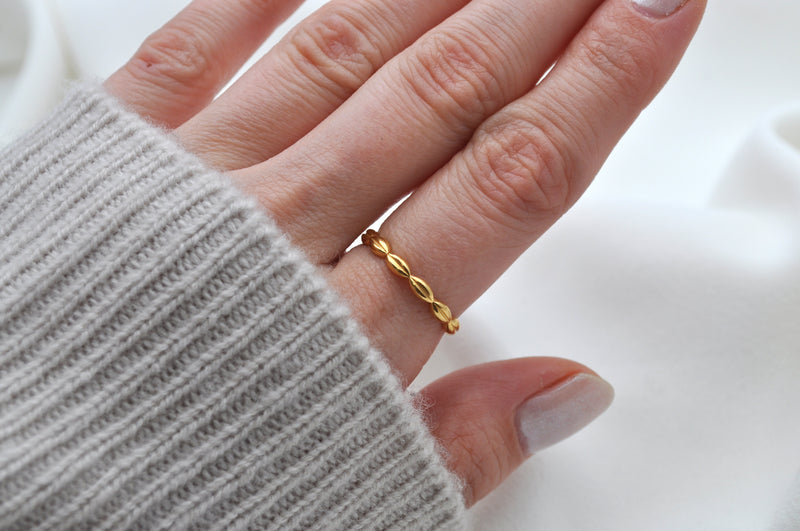 MAILA RING | Sterling Silber vergoldet